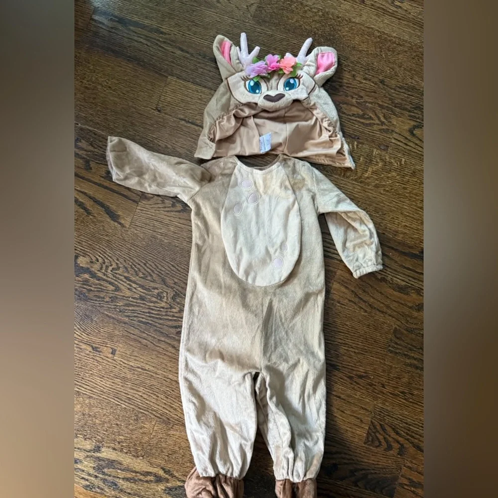 Adorable Tan Deer Kids Costume Halloween 6-12 months